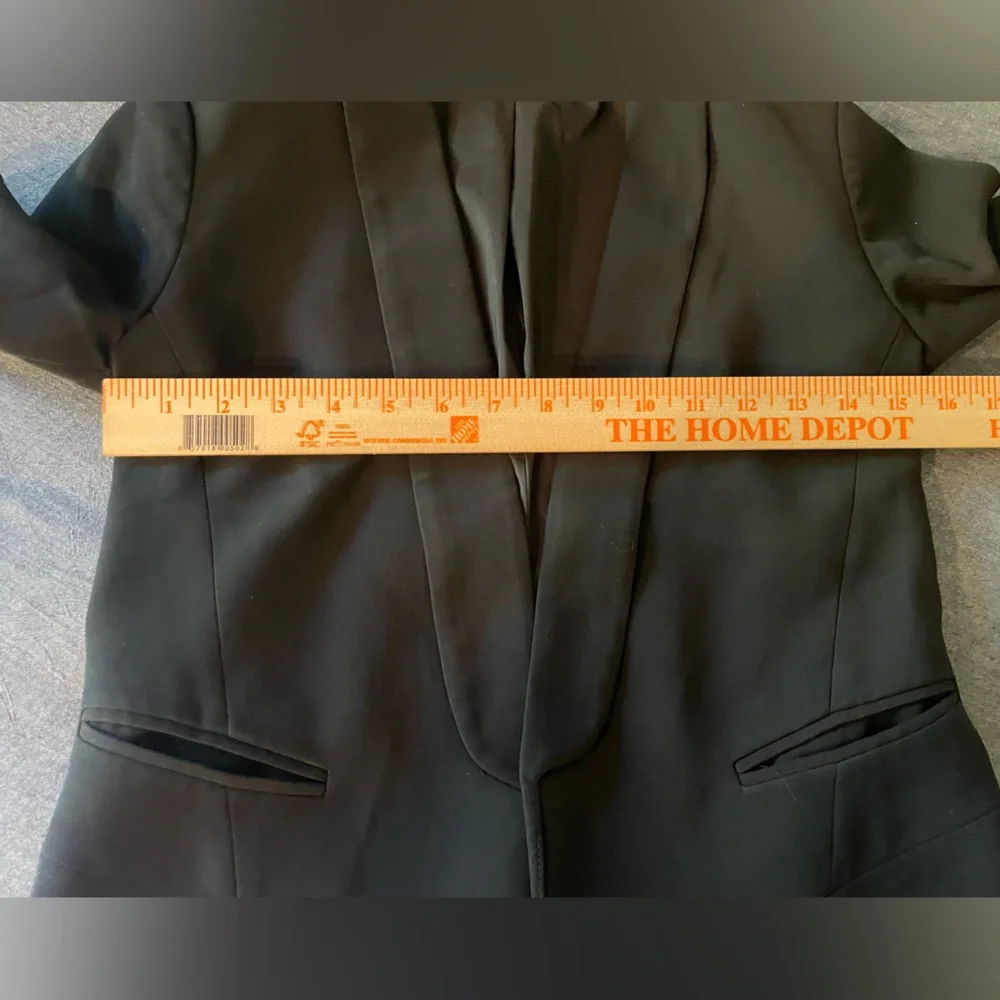 EXPRESS Black Shawl Collar Women's Blazer Jacket - Picture 7 of 9